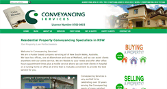 Desktop Screenshot of conveyancing-services.com.au